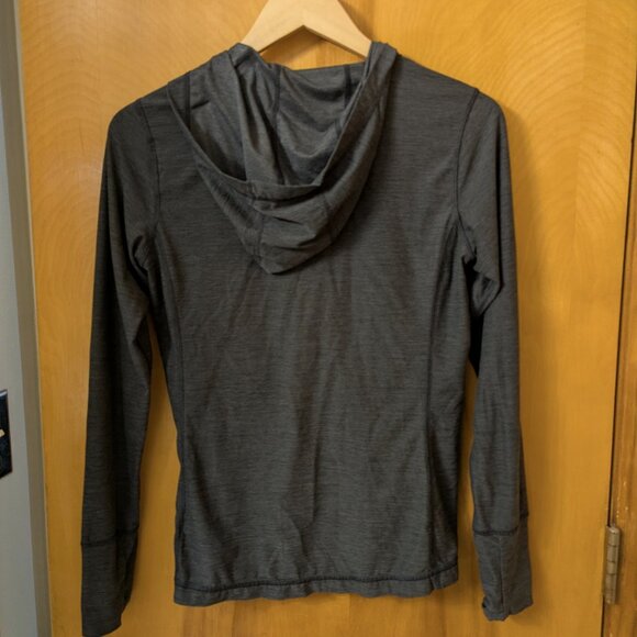 Mountain Hardware Long sleeve Hooded Top, Heather Gray, Women's S - Picture 3 of 8